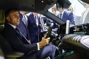 ماشین جدید امانوئل مکرون، رییس‌جمهور فرانسه