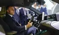 ماشین جدید امانوئل مکرون، رییس‌جمهور فرانسه