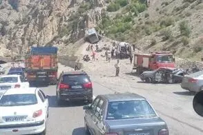 ویدئو این تصادف در جاده شمال امروز پربازدید شد