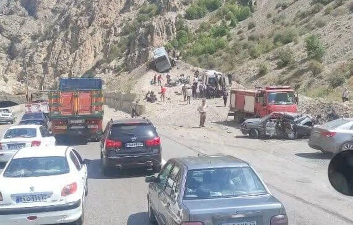 ویدئو این تصادف در جاده شمال امروز پربازدید شد