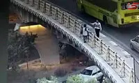 اقدام به خودکشی دختر تهرانی روی پل آزادگان 