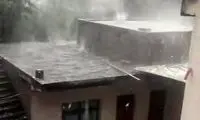 تصاویری از بارش عجیب و سنگین تگرگ در ترکیه 