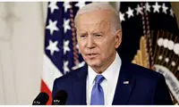  سوتی جدید بایدن در حین سخنرانی خبرساز شد