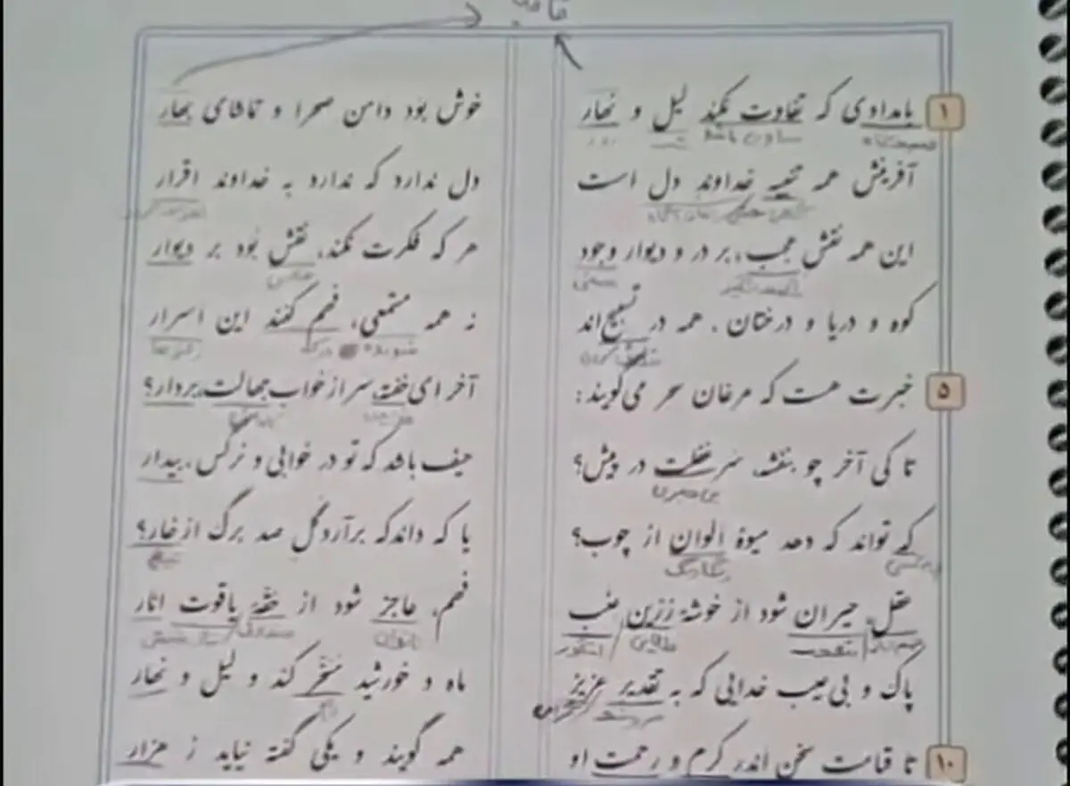 رپ‌خوانی دانش‌آموز دبیرستانی با شعر سعدی وایرال شد