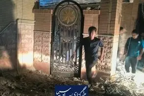 تصاویر دوربین مدار بسته از لحظه اولیه حمله آمریکا