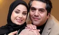 سلفی جالب خانم مجری سابق تلویزیون به همراه همسرش 