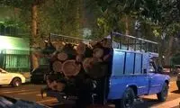 قطع شبانه درختان خیابانی در منطقه ۶ تهران