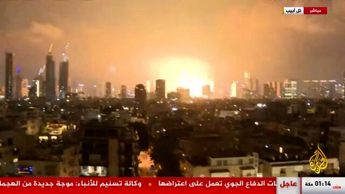   فرود موشک‌های ایران در دوره جدید حمله به اسرائیل 