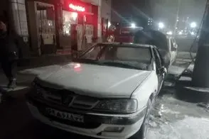 تصاویری از آتش‌سوزی در پمپ‌بنزین دولت‌آباد تهران