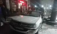 تصاویری از آتش‌سوزی در پمپ‌بنزین دولت‌آباد تهران