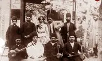 عکسی از دلقک ناصرالدین‌شاه که یک خیابان به نامش بود