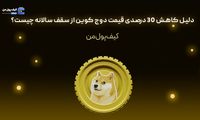 دلیل کاهش 30 درصدی قیمت دوج کوین از سقف سالانه چیست؟