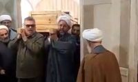 تصاویری از تشییع پیکر فرزند کاظم صدیقی