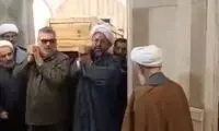 تصاویری از تشییع پیکر فرزند کاظم صدیقی