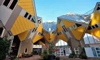 معماری کج این خانه‌ها در روتردام متعجب‌تان می‌کند