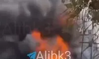 تصاویری از هدف قرار گرفتن نیروگاه برق کویت