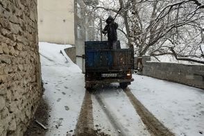در میانه تابستان، نقطه‌ای از کشور سفیدپوش شد!