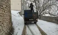 در میانه تابستان، نقطه‌ای از کشور سفیدپوش شد!