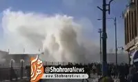 مشاهده دود غلیظ در اطراف حرم رضوی