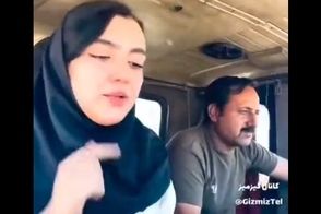 دستی کشیدن دختر جوان با کامیون ماک!