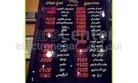 عکس شوکه‌کننده از تابلو منوی یک رستوران در سال 98
