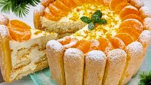 دستور پخت کیک نارنگی بدون نیاز به تخم‌مرغ و فر
