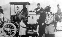 عکسی جالب از نخستین خودرویی که وارد تهران شد