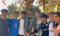 حضور عارف غلامی و محمد انصاری در جمع کودکان کار