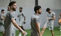 تمرین بدنسازی صبح‌گاهی پرسپولیس در سالن