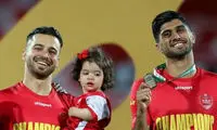 تصویری تماشایی از همسران دو ستاره پرسپولیس در آزادی