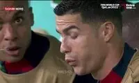 حال بد رونالدو بعد از گل مراکشی‌ها