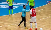 لگد در جواب سیلی در  مسابقه فوتسالِ سبزوار! 