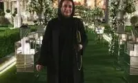 تیپ اشرافی مریم امیرجلالی در عروسی در باغسرا 