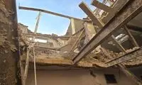 ریزش ساختمان قدیمی در خیابان جمهوری تلفات داد