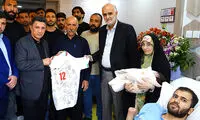 هدیه شجاع، کنعانی، رامین و روزبه به جانباز پای لانچر