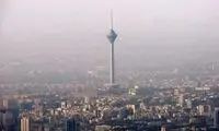 در روز تعطیل هم هوای تهران ناسالم شد