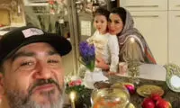 شادباش نوروزیِ مهران غفوریان به همراه خانواده
