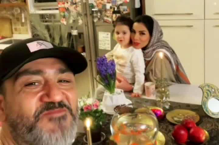 شادباش نوروزیِ مهران غفوریان به همراه خانواده
