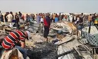 این تصویر از وقایع چند روز اخیر رفح، وایرال شد 