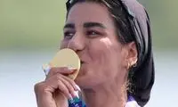 فریم‌های شیرین از طلای دختر تاریخساز ایران