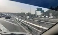 اتفاقی که امروز صبح، اتوبان مهم تهران را به هم ریخت