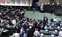 درگیری شدید در صحن علنی امروز مجلس