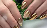 کاشت ناخن تمام طلا توسط خانم آرایشگر ایرانی!