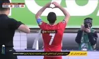  لحظه شیرین به ثمر رسیدن گل دوم ایران