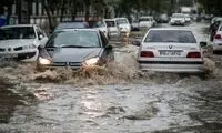 تشدید بارش‌ها و احتمال وقوع سیلاب در ۱۰ استان