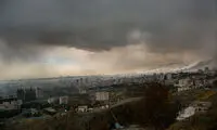باران حریف آلودگی هوای تهران نشد