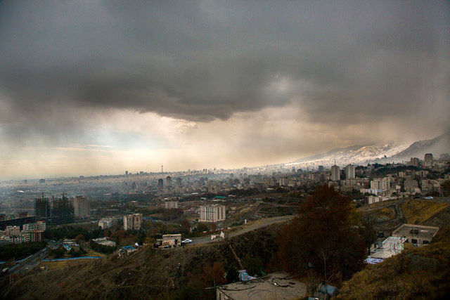 باران حریف آلودگی هوای تهران نشد