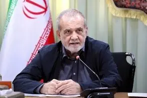 اصرار پزشکیان برای نشستن روی زمین در مراسم امروز