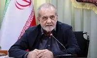 اصرار پزشکیان برای نشستن روی زمین در مراسم امروز