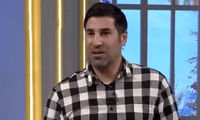 کری هاشم بیک‌زاده با مجری پرسپولیسی تلویزیون